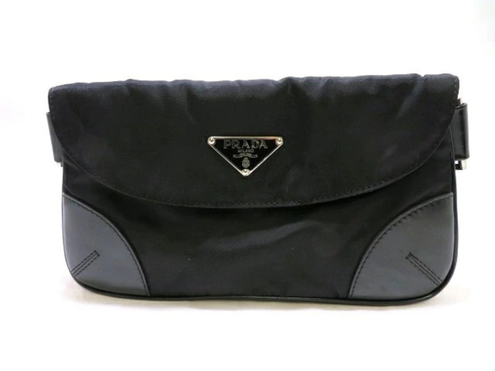 Prada Calfskin Waist Bag Black